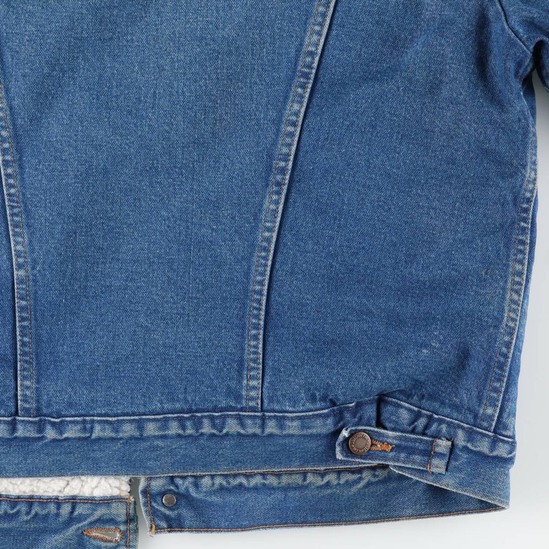 Vintage 90'S Wrangler denim jacket, size L, men's unclear blue type Vintage Second Hand
