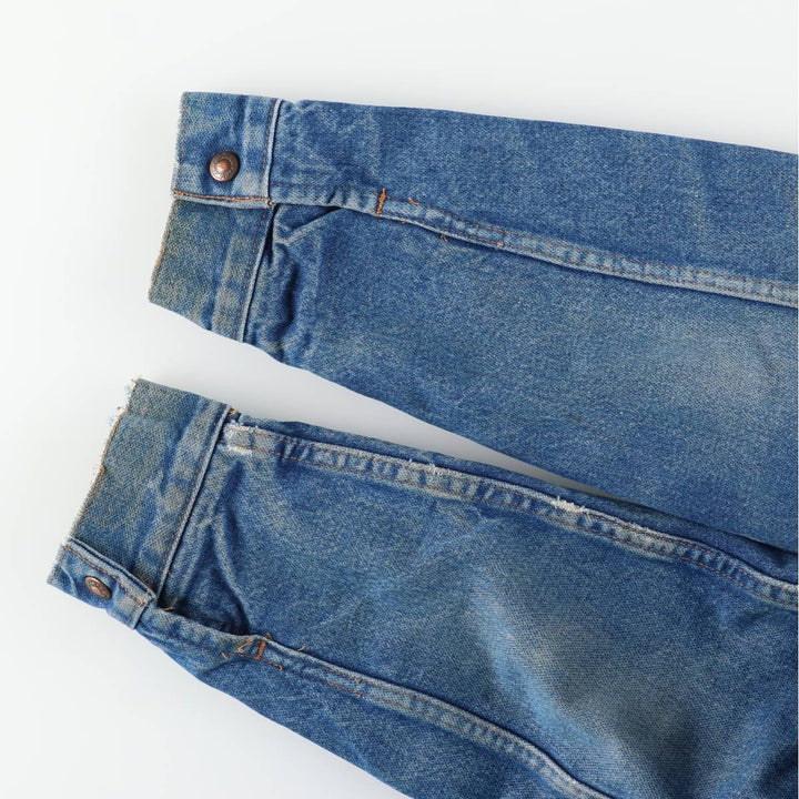 Vintage 90'S Wrangler denim jacket, size L, men's unclear blue type Vintage Second Hand