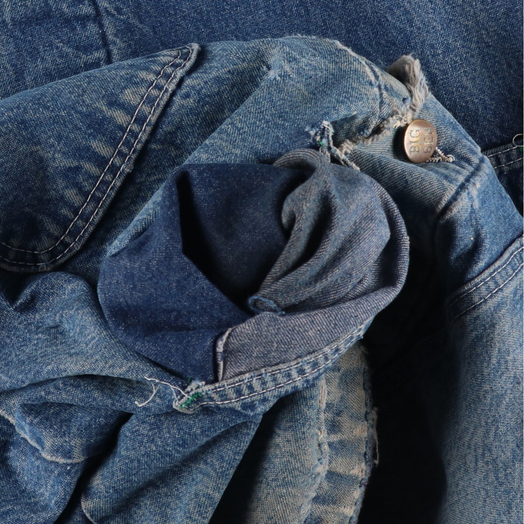 70'S Big Ben denim coveralls, made in USA, men's size L equivalent, vintage. cotton blue type Vintage Second Hand