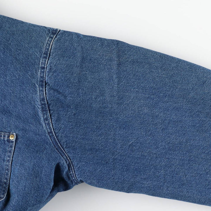 70s-80'S Key Denim Coveralls, Made in USA, Men's XL equivalent, Vintage cotton blue type Vintage Second Hand