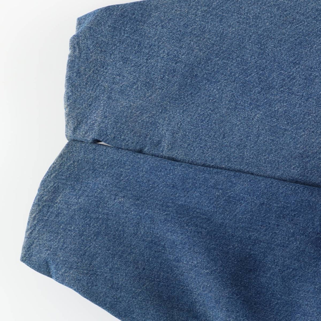 70s-80'S Key Denim Coveralls, Made in USA, Men's XL equivalent, Vintage cotton blue type Vintage Second Hand