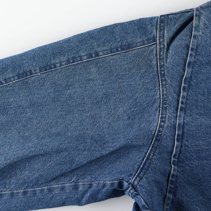 70s-80'S Key Denim Coveralls, Made in USA, Men's XL equivalent, Vintage cotton blue type Vintage Second Hand