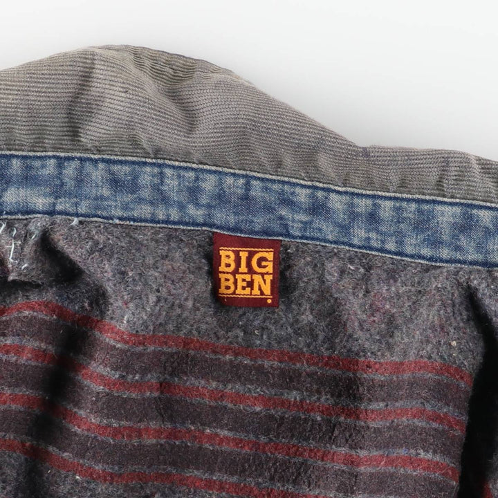 Vintage 1980'S Big Ben denim coverall, men's size L unclear blue type Vintage Second Hand
