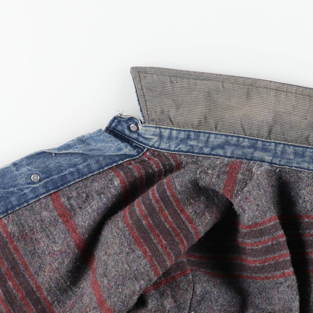 Vintage 1980'S Big Ben denim coverall, men's size L unclear blue type Vintage Second Hand