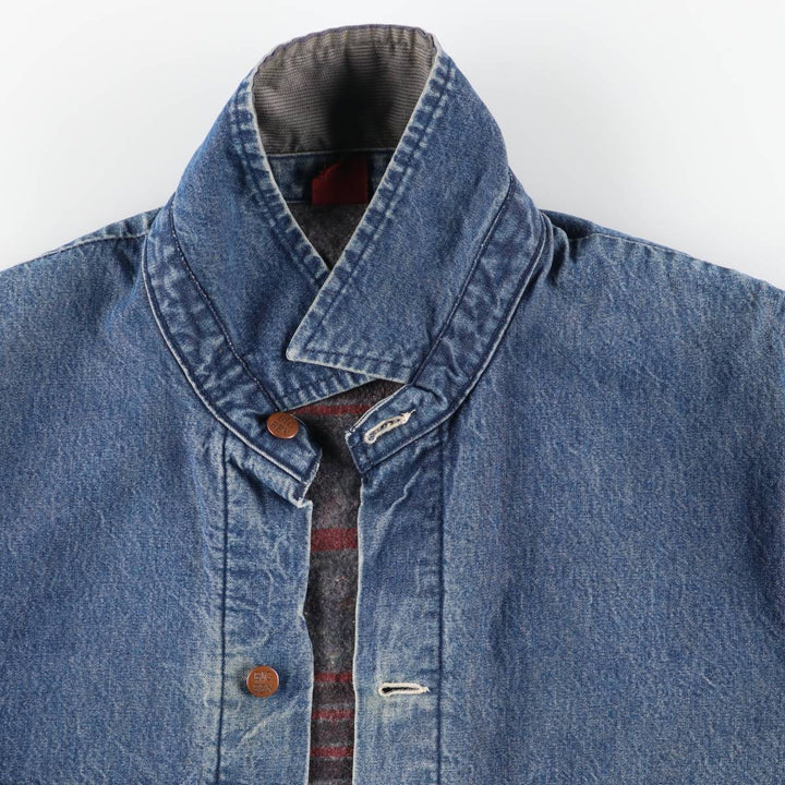 Vintage 1980'S Big Ben denim coverall, men's size L unclear blue type Vintage Second Hand