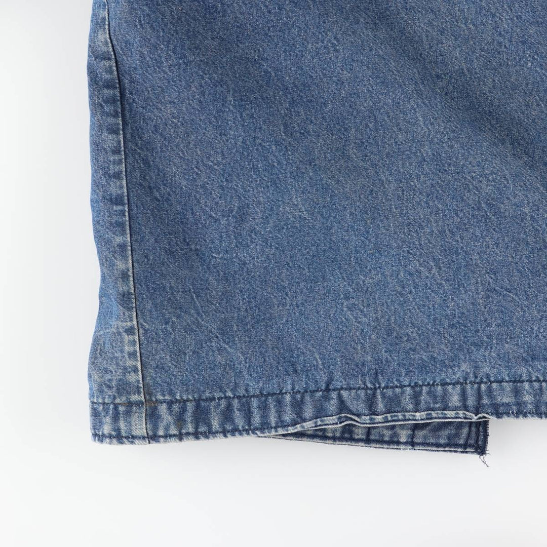 Vintage 1980'S Big Ben denim coverall, men's size L unclear blue type Vintage Second Hand