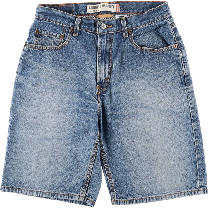 Levi's 569 Loose Straight Denim Shorts, Men's Size 32 cotton blue type Vintage Second Hand