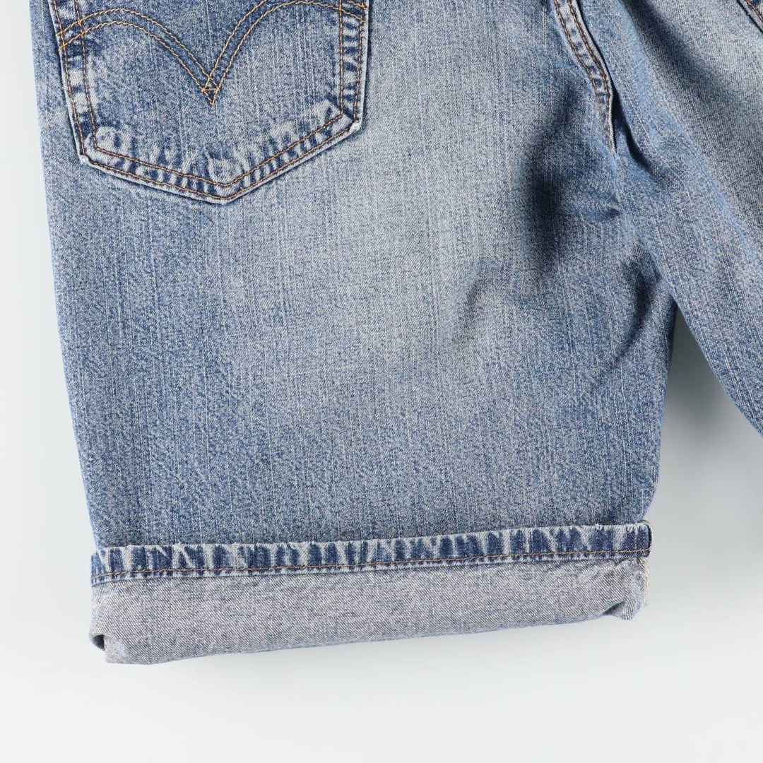 Levi's 569 Loose Straight Denim Shorts, Men's Size 32 cotton blue type Vintage Second Hand