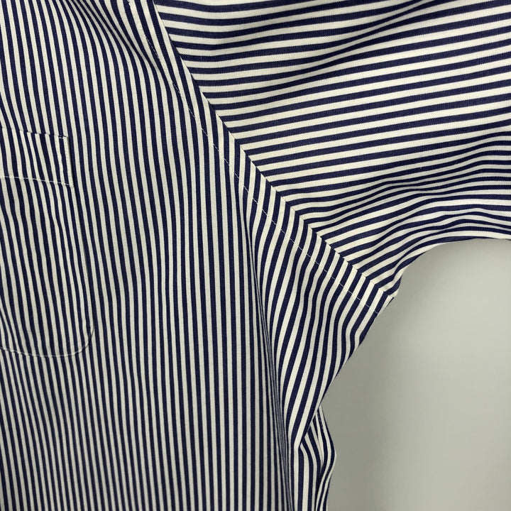 Brooks Brothers Est.1818 Long Sleeve Button-Down Striped Shirt, Men's XL cotton white type Vintage Second Hand