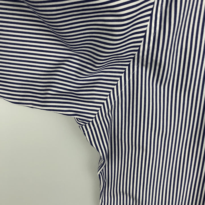 Brooks Brothers Est.1818 Long Sleeve Button-Down Striped Shirt, Men's XL cotton white type Vintage Second Hand