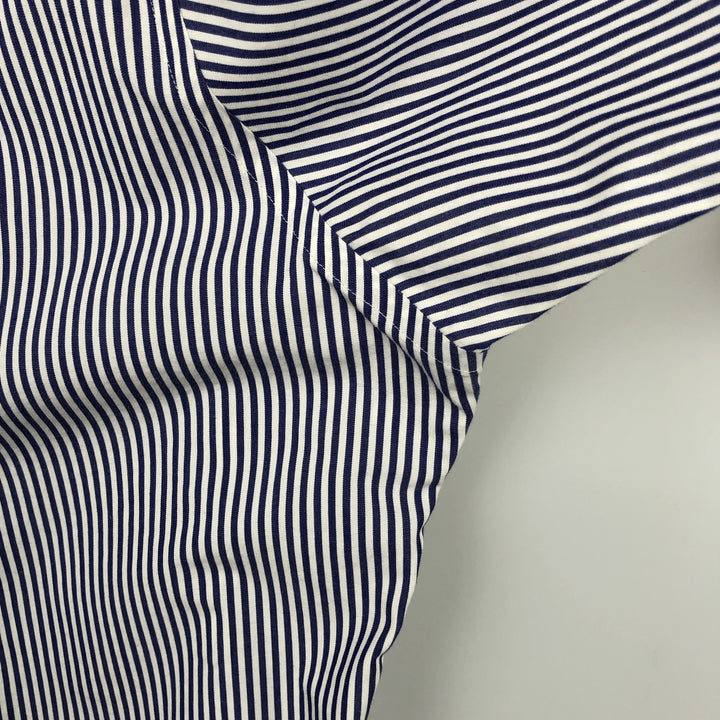 Brooks Brothers Est.1818 Long Sleeve Button-Down Striped Shirt, Men's XL cotton white type Vintage Second Hand