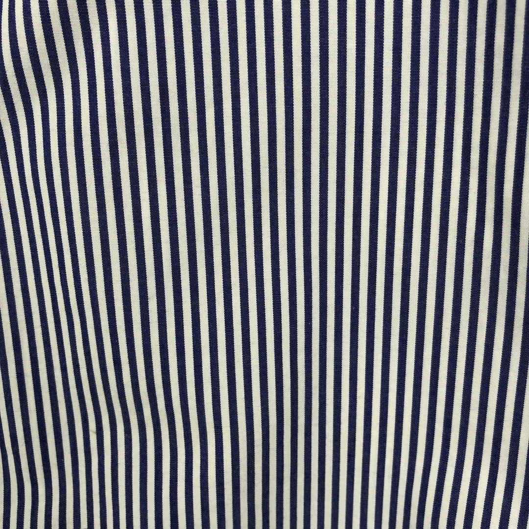 Brooks Brothers Est.1818 Long Sleeve Button-Down Striped Shirt, Men's XL cotton white type Vintage Second Hand