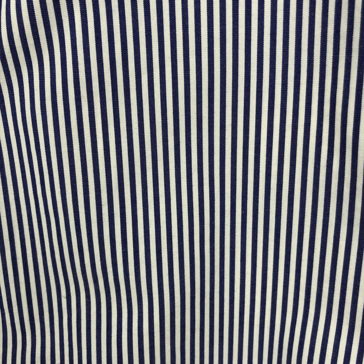 Brooks Brothers Est.1818 Long Sleeve Button-Down Striped Shirt, Men's XL cotton white type Vintage Second Hand