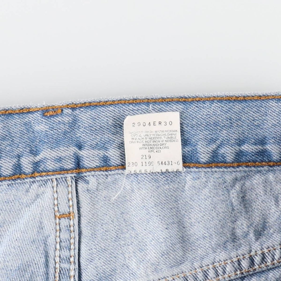 90'S Levi's 550 Relaxed Fit 35550-1836 Denim Shorts, Men's W35 (approx.), Vintage. cotton Blue type light blue Vintage Second Hand