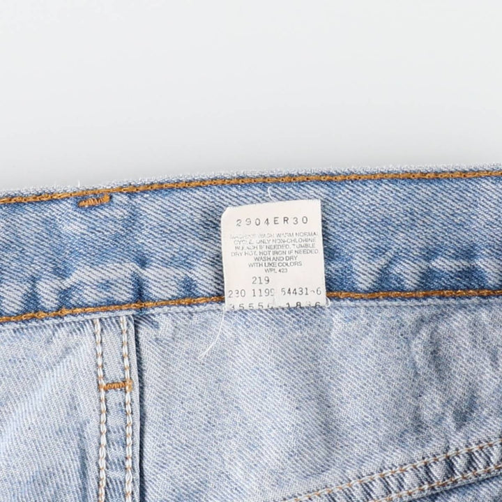 90'S Levi's 550 Relaxed Fit 35550-1836 Denim Shorts, Men's W35 (approx.), Vintage. cotton Blue type light blue Vintage Second Hand