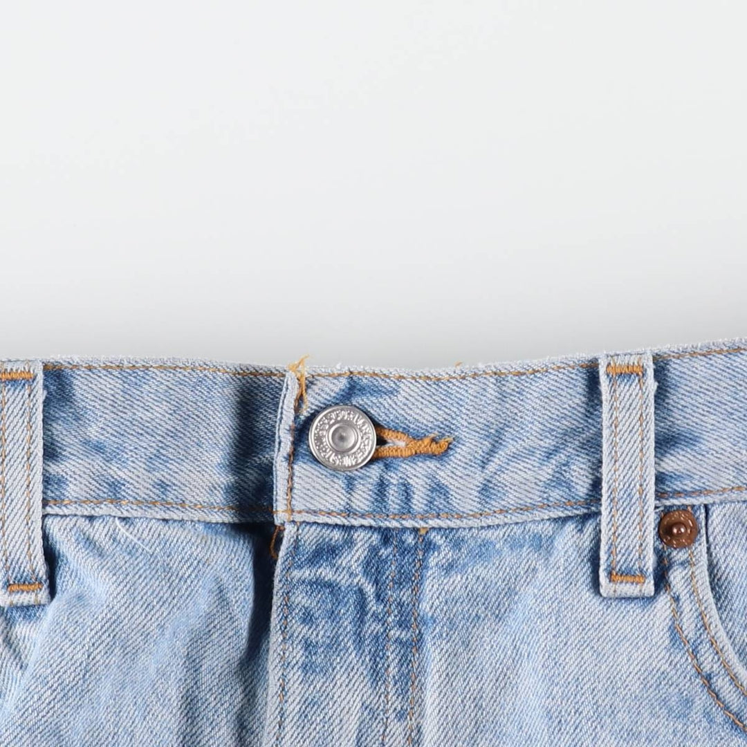 90'S Levi's 550 Relaxed Fit 35550-1836 Denim Shorts, Men's W35 (approx.), Vintage. cotton Blue type light blue Vintage Second Hand