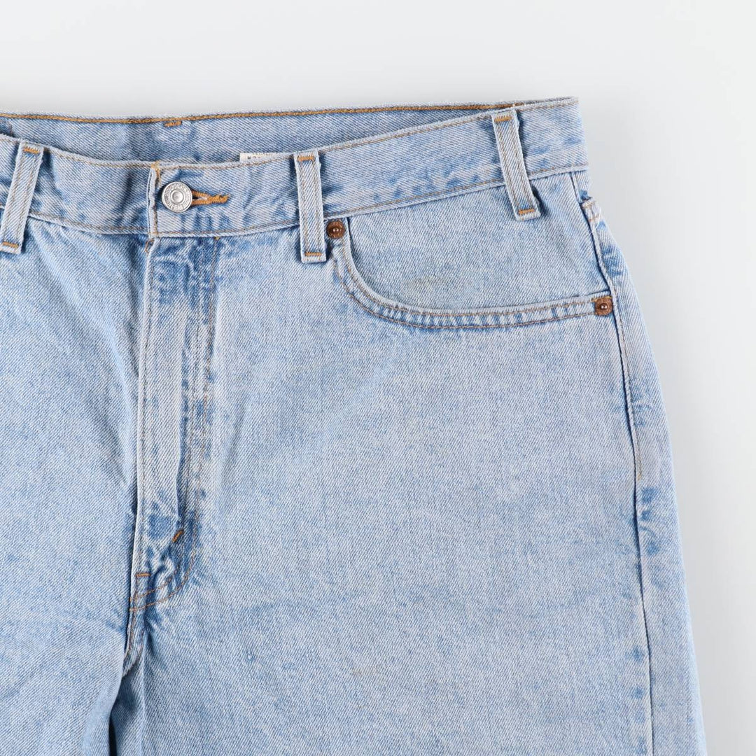 90'S Levi's 550 Relaxed Fit 35550-1836 Denim Shorts, Men's W35 (approx.), Vintage. cotton Blue type light blue Vintage Second Hand