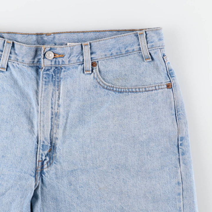 90'S Levi's 550 Relaxed Fit 35550-1836 Denim Shorts, Men's W35 (approx.), Vintage. cotton Blue type light blue Vintage Second Hand
