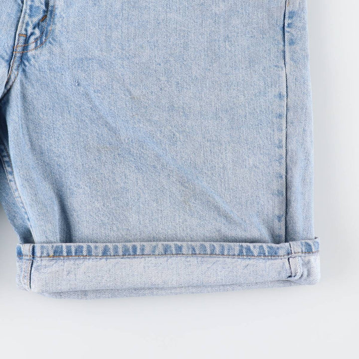 90'S Levi's 550 Relaxed Fit 35550-1836 Denim Shorts, Men's W35 (approx.), Vintage. cotton Blue type light blue Vintage Second Hand