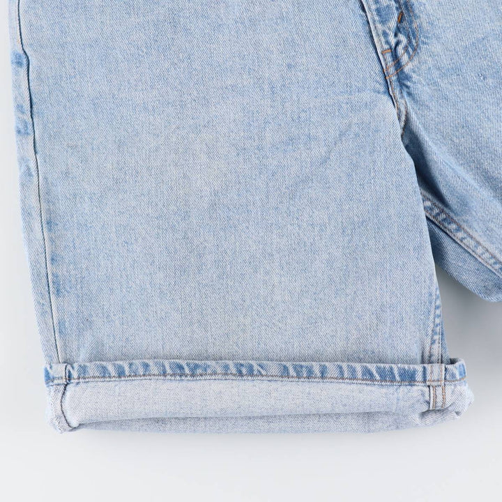 90'S Levi's 550 Relaxed Fit 35550-1836 Denim Shorts, Men's W35 (approx.), Vintage. cotton Blue type light blue Vintage Second Hand