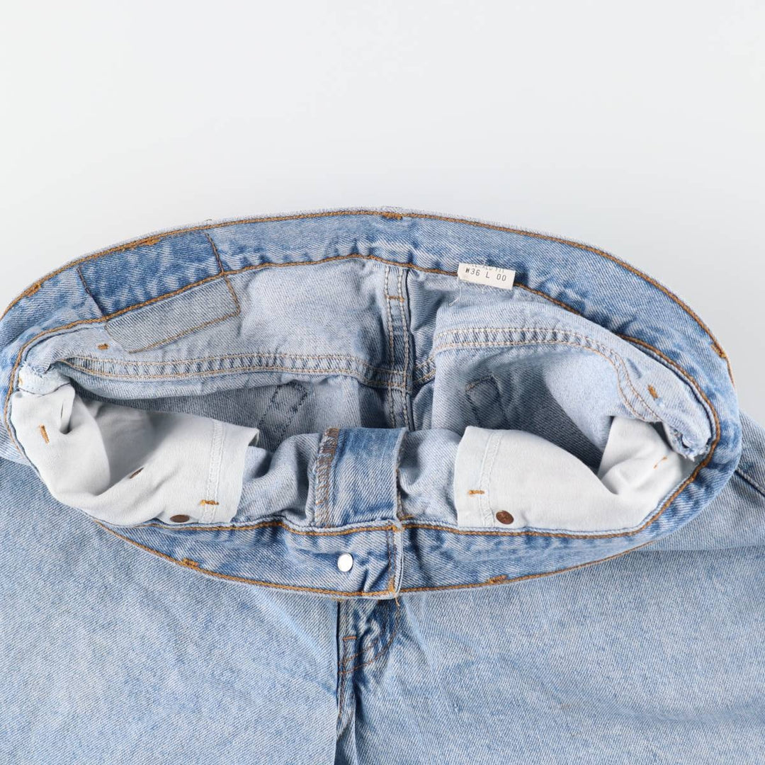 90'S Levi's 550 Relaxed Fit 35550-1836 Denim Shorts, Men's W35 (approx.), Vintage. cotton Blue type light blue Vintage Second Hand