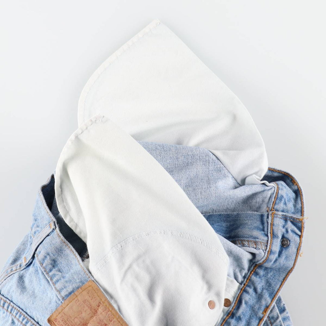 90'S Levi's 550 Relaxed Fit 35550-1836 Denim Shorts, Men's W35 (approx.), Vintage. cotton Blue type light blue Vintage Second Hand