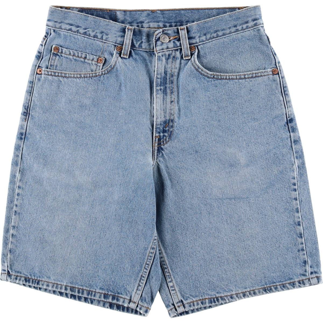00'S Levi's 550 Relaxed Fit Denim Shorts for Men, Size W31 cotton Blue type light blue Vintage Second Hand