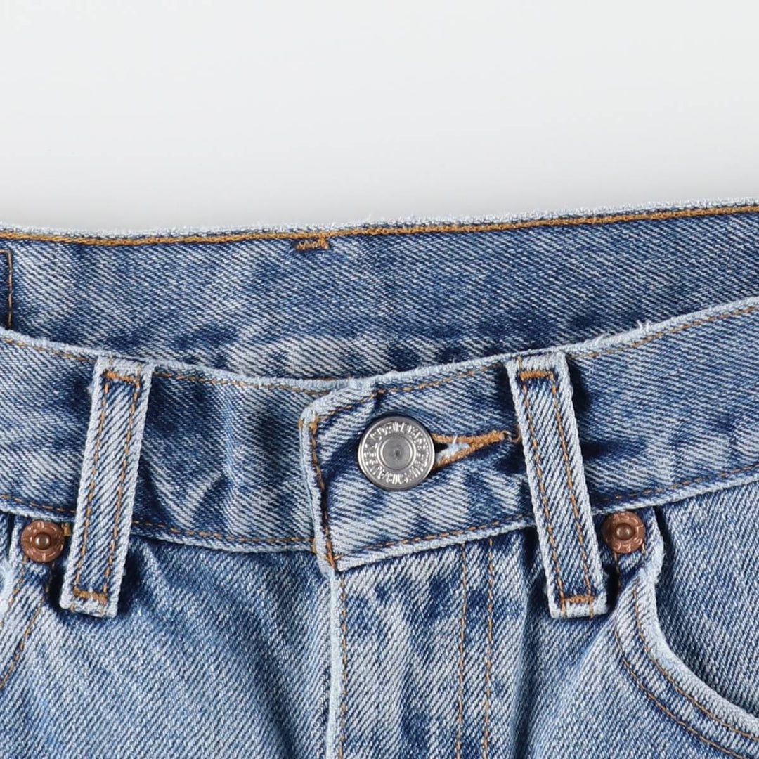 00'S Levi's 550 Relaxed Fit Denim Shorts for Men, Size W31 cotton Blue type light blue Vintage Second Hand