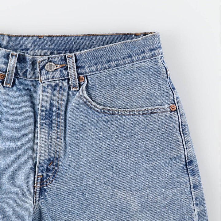 00'S Levi's 550 Relaxed Fit Denim Shorts for Men, Size W31 cotton Blue type light blue Vintage Second Hand