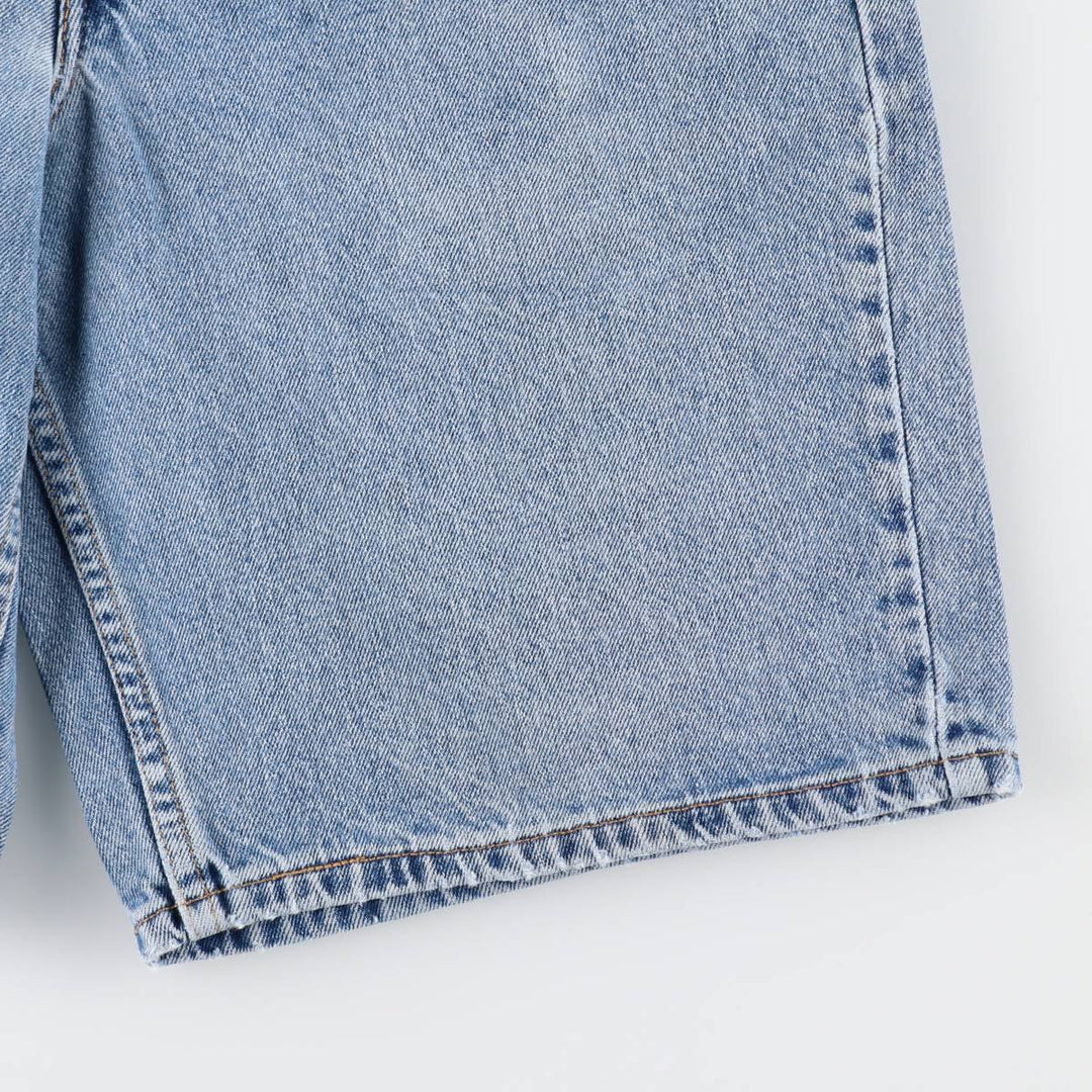 00'S Levi's 550 Relaxed Fit Denim Shorts for Men, Size W31 cotton Blue type light blue Vintage Second Hand