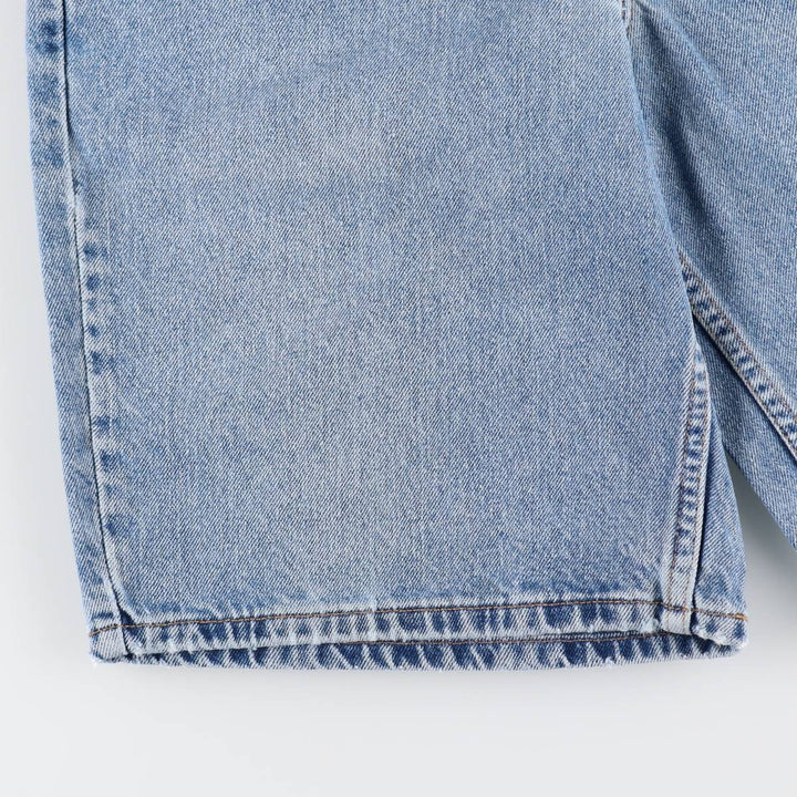 00'S Levi's 550 Relaxed Fit Denim Shorts for Men, Size W31 cotton Blue type light blue Vintage Second Hand