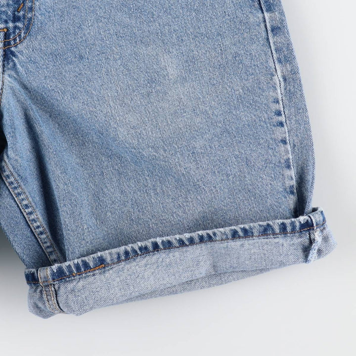 00'S Levi's 550 Relaxed Fit Denim Shorts for Men, Size W31 cotton Blue type light blue Vintage Second Hand