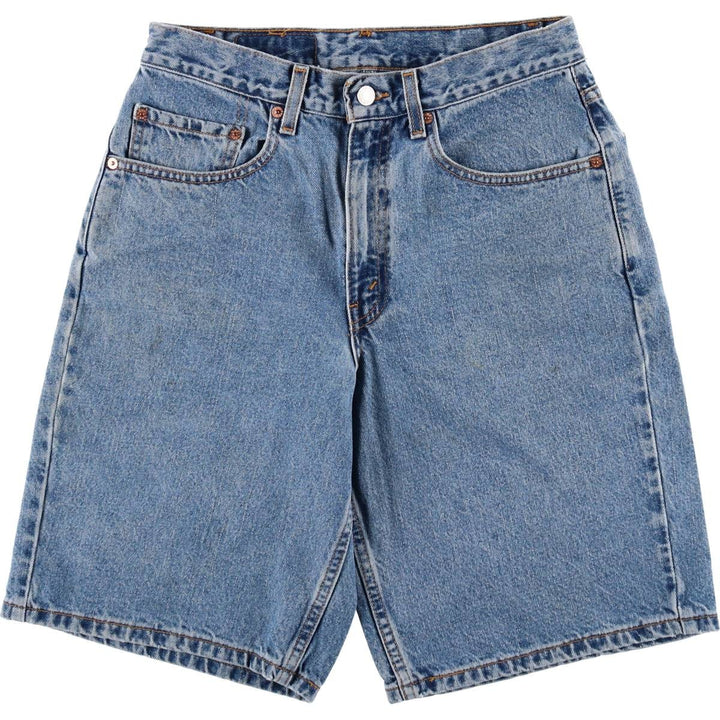 1990'S Levi's 550 Relaxed Fit 36550-1891 Denim Shorts, Men's W30 (approx.), Vintage. cotton blue type Vintage Second Hand