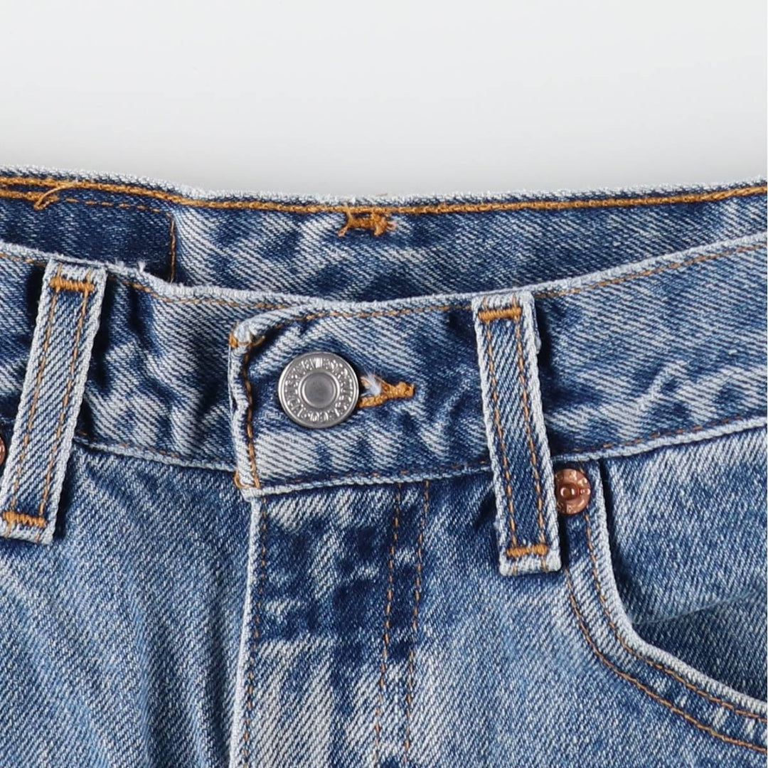 1990'S Levi's 550 Relaxed Fit 36550-1891 Denim Shorts, Men's W30 (approx.), Vintage. cotton blue type Vintage Second Hand