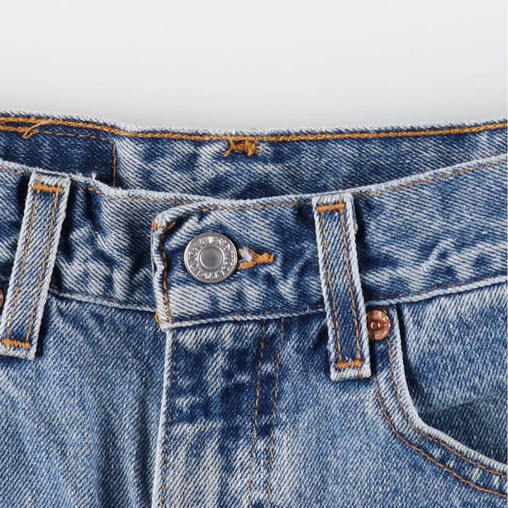 1990'S Levi's 550 Relaxed Fit 36550-1891 Denim Shorts, Men's W30 (approx.), Vintage. cotton blue type Vintage Second Hand