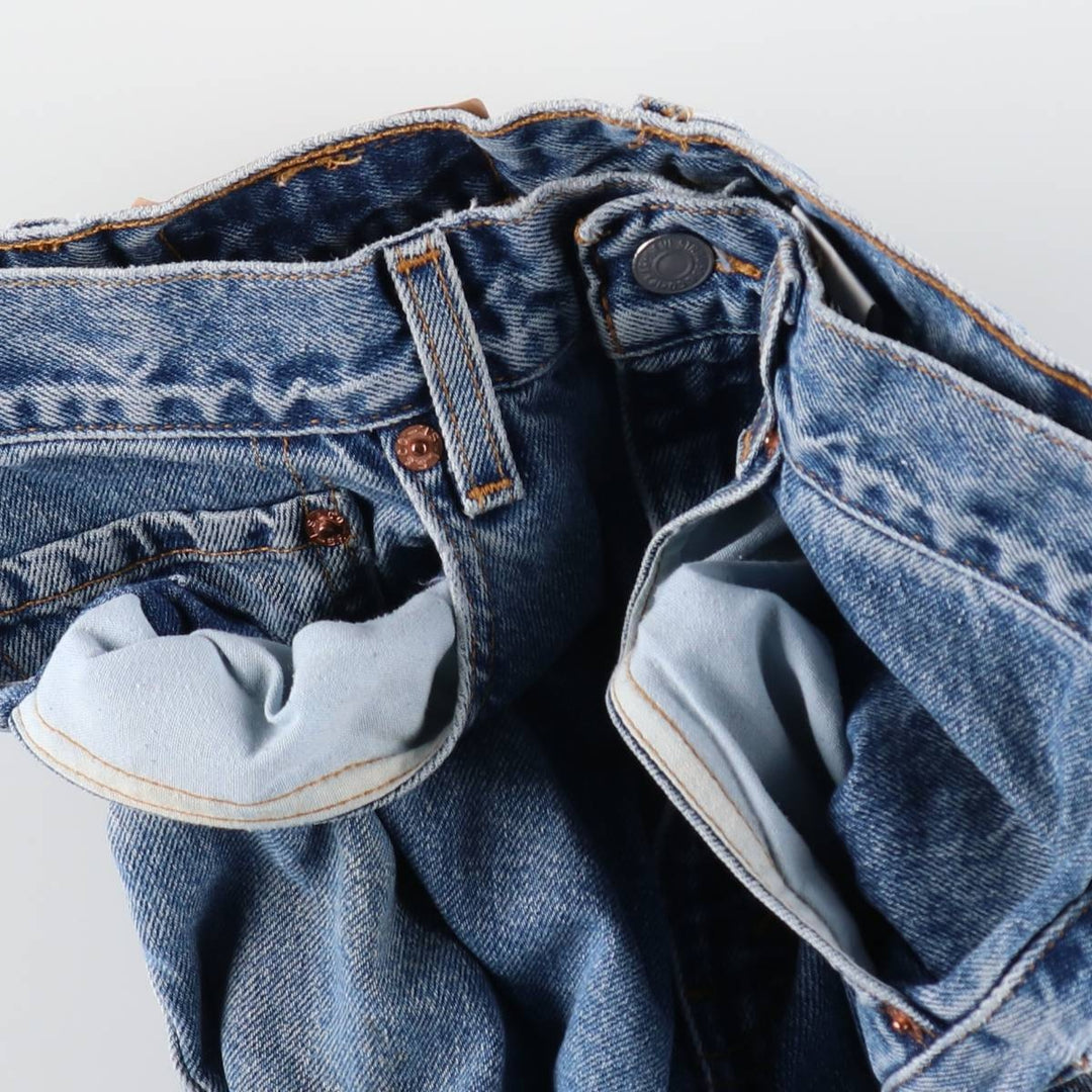 1990'S Levi's 550 Relaxed Fit 36550-1891 Denim Shorts, Men's W30 (approx.), Vintage. cotton blue type Vintage Second Hand