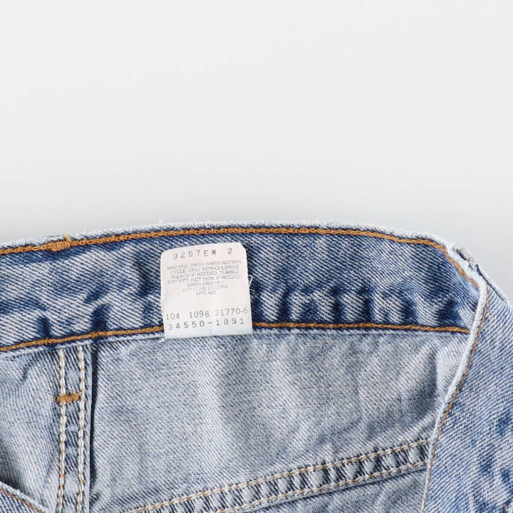 1990'S Levi's 550 Relaxed Fit 34550-1891 Denim Shorts, Men's W30 (approx.), Vintage cotton Blue type light blue Vintage Second Hand