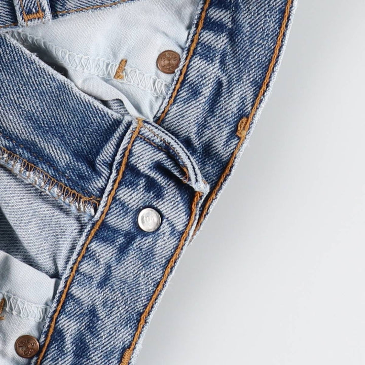 1990'S Levi's 550 Relaxed Fit 34550-1891 Denim Shorts, Men's W30 (approx.), Vintage cotton Blue type light blue Vintage Second Hand
