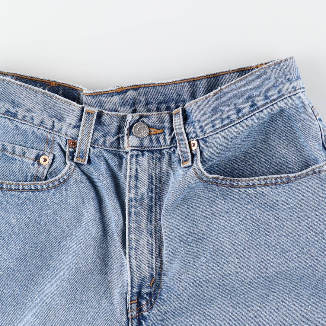 1990'S Levi's 550 Relaxed Fit 34550-1891 Denim Shorts, Men's W30 (approx.), Vintage cotton Blue type light blue Vintage Second Hand