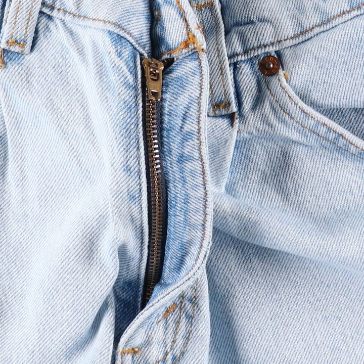 90'S Levi's 580 Baggy Fit 36580-1734 Orange Tab Denim Shorts (Men's W32 equivalent) cotton Blue type light blue Vintage Second Hand