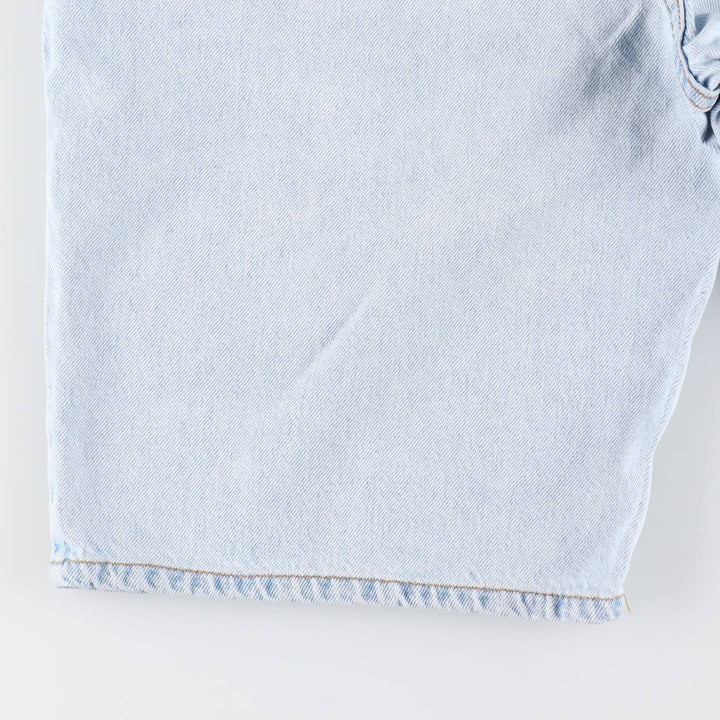 90'S Levi's 580 Baggy Fit 36580-1734 Orange Tab Denim Shorts (Men's W32 equivalent) cotton Blue type light blue Vintage Second Hand