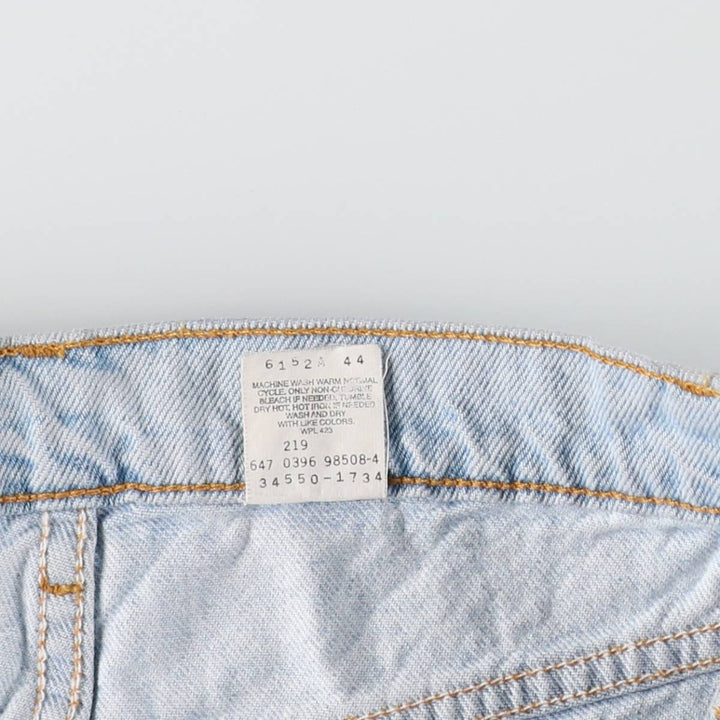 90'S Levi's 550 Relaxed Fit 34550-1734 Orange Tab Denim Shorts (Men's W32 equivalent) cotton Blue type light blue Vintage Second Hand