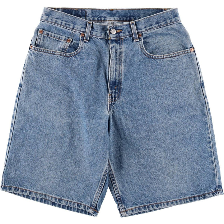 2000'S Levi's 560 Loose Fit Denim Shorts (Men's W32 equivalent) cotton blue type Vintage Second Hand