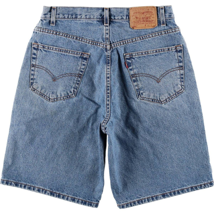 2000'S Levi's 560 Loose Fit Denim Shorts (Men's W32 equivalent) cotton blue type Vintage Second Hand