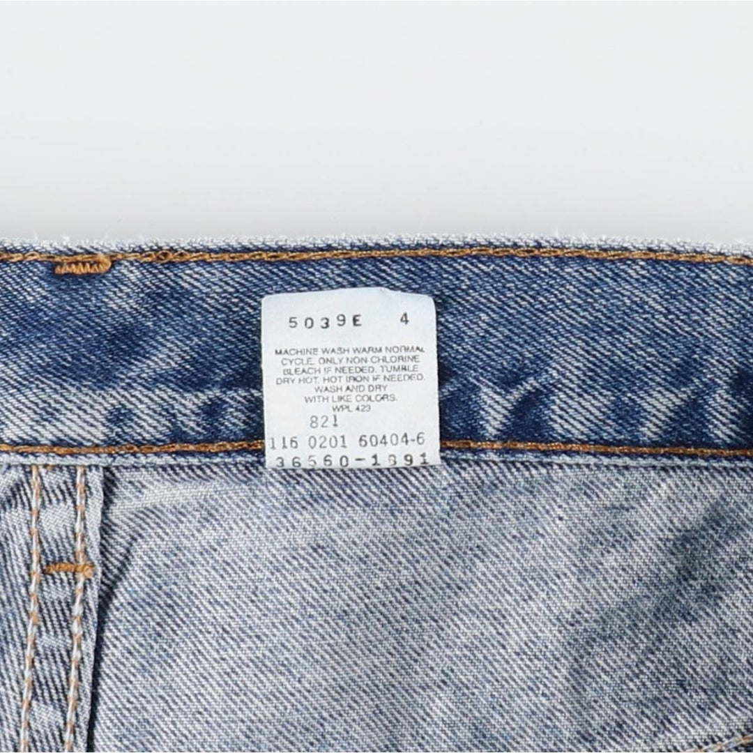 2000'S Levi's 560 Loose Fit Denim Shorts (Men's W32 equivalent) cotton blue type Vintage Second Hand