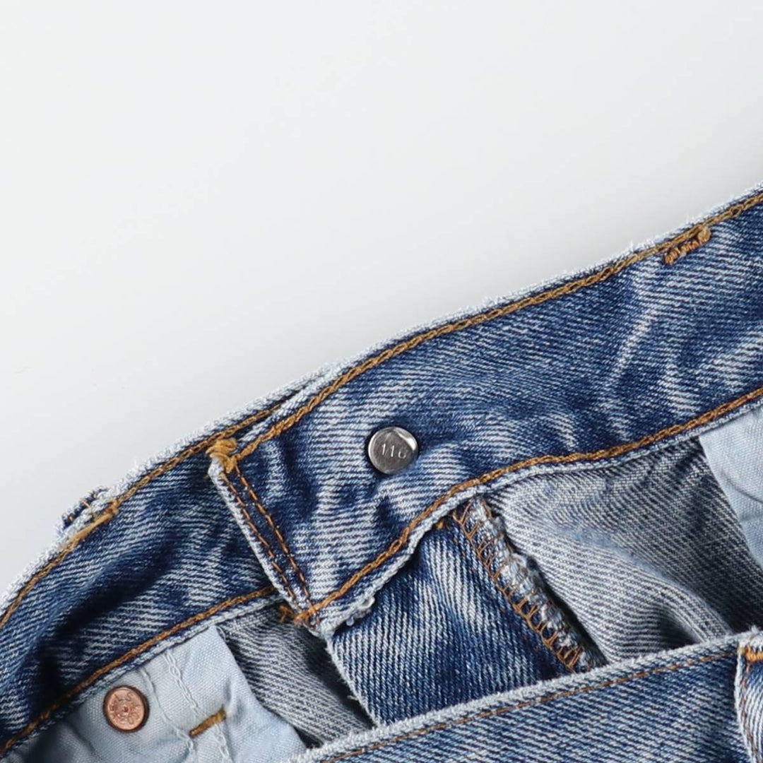 2000'S Levi's 560 Loose Fit Denim Shorts (Men's W32 equivalent) cotton blue type Vintage Second Hand