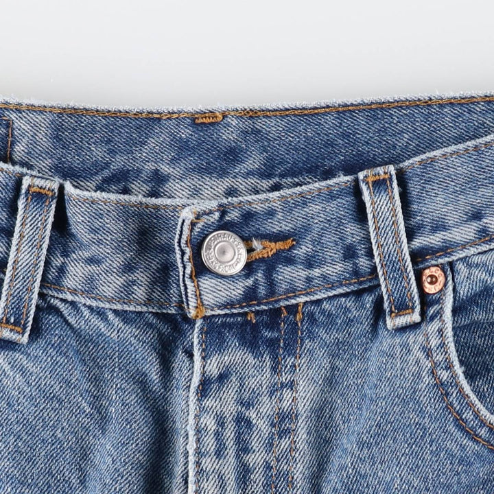 2000'S Levi's 560 Loose Fit Denim Shorts (Men's W32 equivalent) cotton blue type Vintage Second Hand