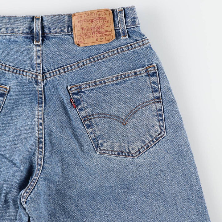 2000'S Levi's 560 Loose Fit Denim Shorts (Men's W32 equivalent) cotton blue type Vintage Second Hand