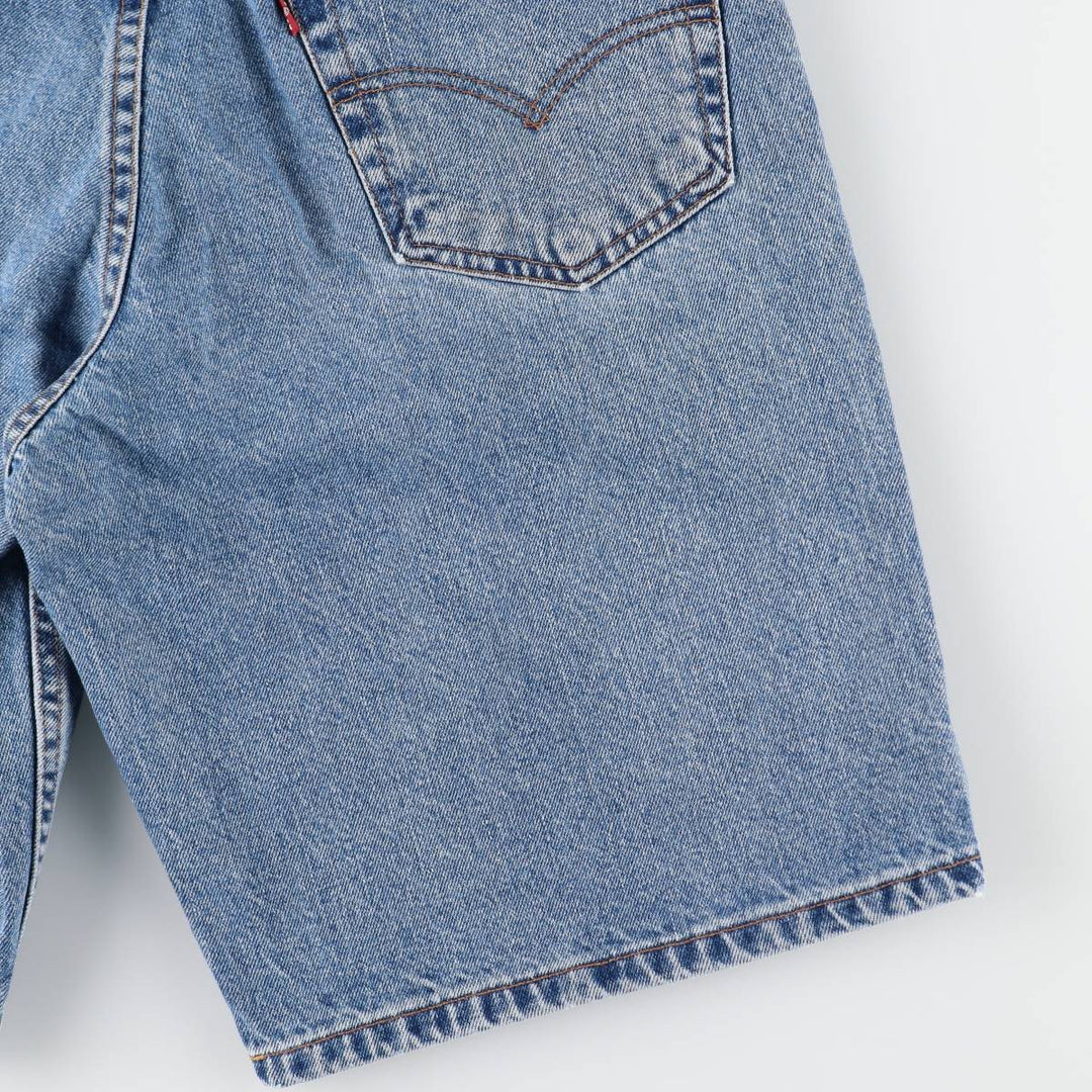 2000'S Levi's 560 Loose Fit Denim Shorts (Men's W32 equivalent) cotton blue type Vintage Second Hand