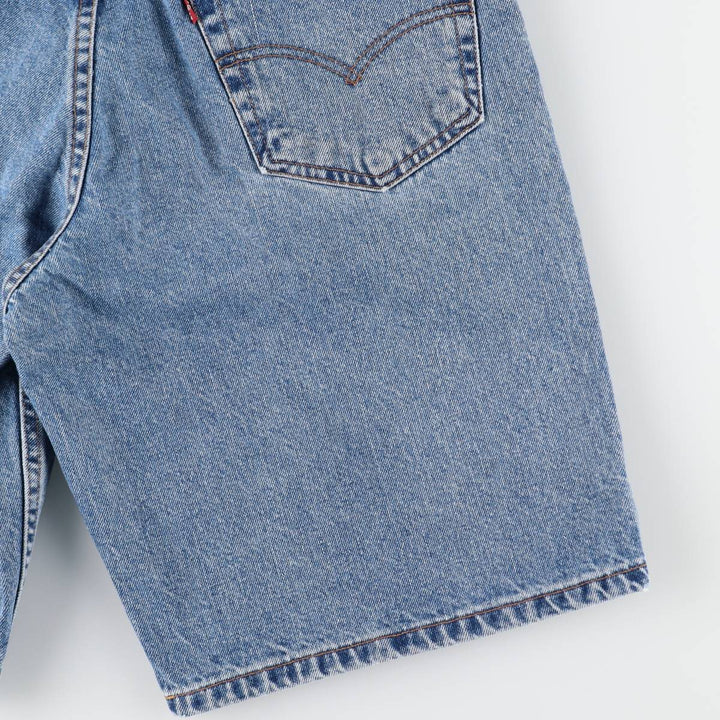 2000'S Levi's 560 Loose Fit Denim Shorts (Men's W32 equivalent) cotton blue type Vintage Second Hand